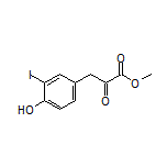 3-(4-羟基-3-碘苯基)-2-氧代丙酸甲酯