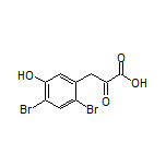3-(2,4-二溴-5-羟基苯基)-2-氧代丙酸