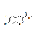 3-(2,4-二溴-5-羟基苯基)-2-氧代丙酸甲酯