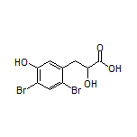 3-(2,4-二溴-5-羟基苯基)-2-羟基丙酸