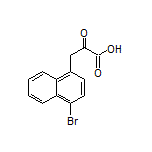 3-(4-溴-1-萘基)-2-氧代丙酸