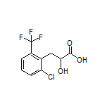 3-[2-氯-6-(三氟甲基)苯基]-2-羟基丙酸