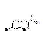 3-(2,4-二溴苯基)-2-氧代丙酸