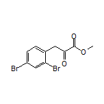 3-(2,4-二溴苯基)-2-氧代丙酸甲酯