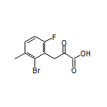 3-(2-溴-6-氟-3-甲基苯基)-2-氧代丙酸