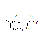 3-(2-溴-6-氟-3-甲基苯基)-2-羟基丙酸甲酯