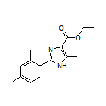 2-(2,4-二甲基苯基)-5-甲基-1H-咪唑-4-甲酸乙酯