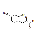 3-(2-溴-4-氰基苯基)-2-氧代丙酸甲酯