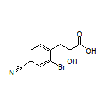 3-(2-溴-4-氰基苯基)-2-羟基丙酸