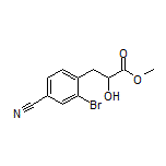 3-(2-溴-4-氰基苯基)-2-羟基丙酸甲酯