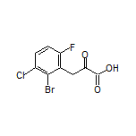 3-(2-溴-3-氯-6-氟苯基)-2-氧代丙酸
