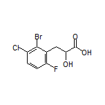 3-(2-溴-3-氯-6-氟苯基)-2-羟基丙酸