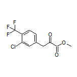 3-[3-氯-4-(三氟甲基)苯基]-2-氧代丙酸甲酯