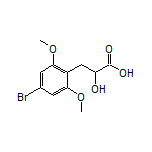 3-(4-溴-2,6-二甲氧基苯基)-2-羟基丙酸