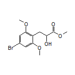 3-(4-溴-2,6-二甲氧基苯基)-2-羟基丙酸甲酯