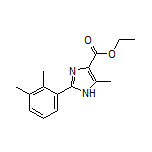 2-(2,3-二甲基苯基)-5-甲基-1H-咪唑-4-甲酸乙酯