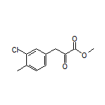 3-(3-氯-4-甲基苯基)-2-氧代丙酸甲酯