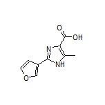 2-(3-呋喃基)-5-甲基-1H-咪唑-4-甲酸