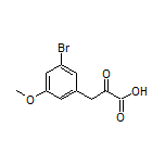 3-(3-溴-5-甲氧基苯基)-2-氧代丙酸