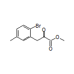3-(2-溴-5-甲基苯基)-2-氧代丙酸甲酯
