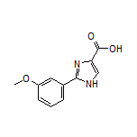 2-(3-甲氧基苯基)-1H-咪唑-4-甲酸