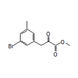 3-(3-溴-5-甲基苯基)-2-氧代丙酸甲酯