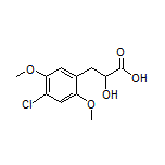 3-(4-氯-2,5-二甲氧基苯基)-2-羟基丙酸