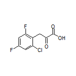 3-(2-氯-4,6-二氟苯基)-2-氧代丙酸