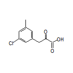 3-(3-氯-5-甲基苯基)-2-氧代丙酸