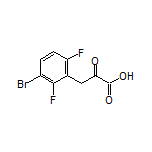 3-(3-溴-2,6-二氟苯基)-2-氧代丙酸