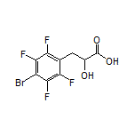 3-(4-溴-2,3,5,6-四氟苯基)-2-羟基丙酸
