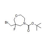6-(溴甲基)-4-Boc-6-氟-1,4-氧氮杂环庚烷