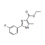 2-(3-氟苯基)-5-甲基-1H-咪唑-4-甲酸乙酯