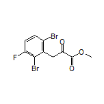 3-(2,6-二溴-3-氟苯基)-2-氧代丙酸甲酯