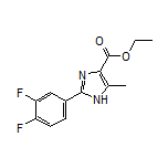 2-(3,4-二氟苯基)-5-甲基-1H-咪唑-4-甲酸乙酯
