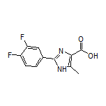 2-(3,4-二氟苯基)-5-甲基-1H-咪唑-4-甲酸