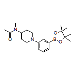 3-[4-(N-甲基乙酰氨基)-1-哌啶基]苯硼酸频哪醇酯