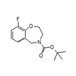 4-Boc-9-氟-2,3,4,5-四氢苯并[f][1,4]氧氮杂环庚烷