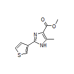 5-甲基-2-(3-噻吩基)-1H-咪唑基-4-甲酸甲酯
