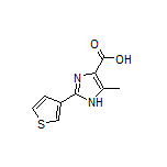 5-甲基-2-(3-噻吩基)-1H-咪唑基-4-甲酸