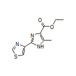 5-甲基-2-(4-噻唑基)-1H-咪唑-4-甲酸乙酯