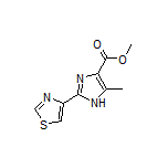 5-甲基-2-(4-噻唑基)-1H-咪唑-4-甲酸甲酯