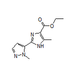 5-甲基-2-(1-甲基-5-吡唑基)-1H-咪唑-4-甲酸乙酯