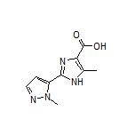 5-甲基-2-(1-甲基-5-吡唑基)-1H-咪唑-4-甲酸