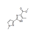 5-甲基-2-(1-甲基-3-吡唑基)-1H-咪唑-4-甲酸甲酯