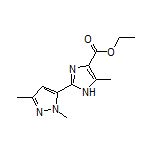 2-(1,3-二甲基-5-吡唑基)-5-甲基-1H-咪唑-4-甲酸乙酯