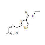5-甲基-2-(5-甲基-2-吡啶基)-1H-咪唑-4-甲酸乙酯