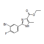 2-(3-溴-4-氟苯基)-5-甲基-1H-咪唑-4-甲酸乙酯