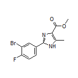 2-(3-溴-4-氟苯基)-5-甲基-1H-咪唑-4-甲酸甲酯