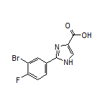 2-(3-溴-4-氟苯基)-5-甲基-1H-咪唑-4-甲酸
